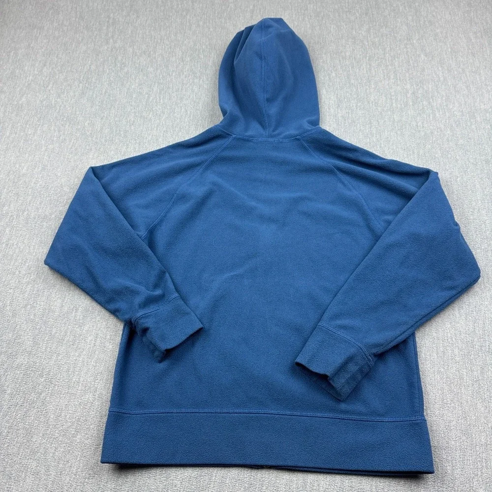 The North Face Jacket Boys Medium 10/12 Blue Fleece Hiking Full Zip Kids Outdoor